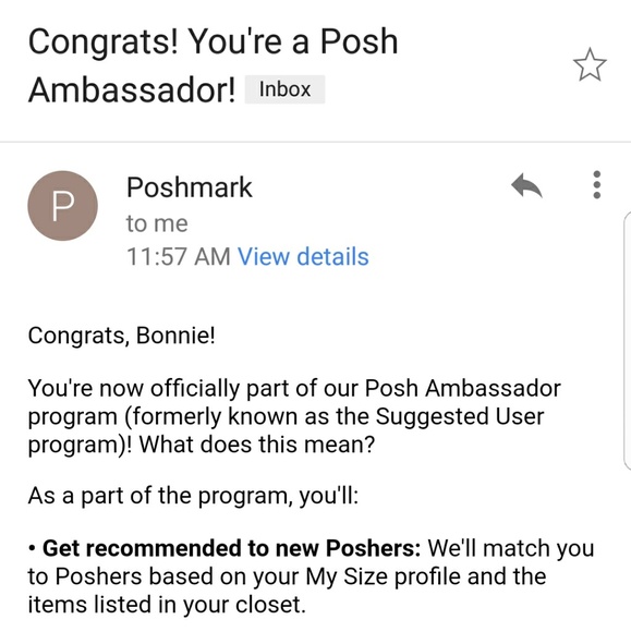 It's official....I'm a Posh Ambassador!!! 😊 - Picture 2 of 4